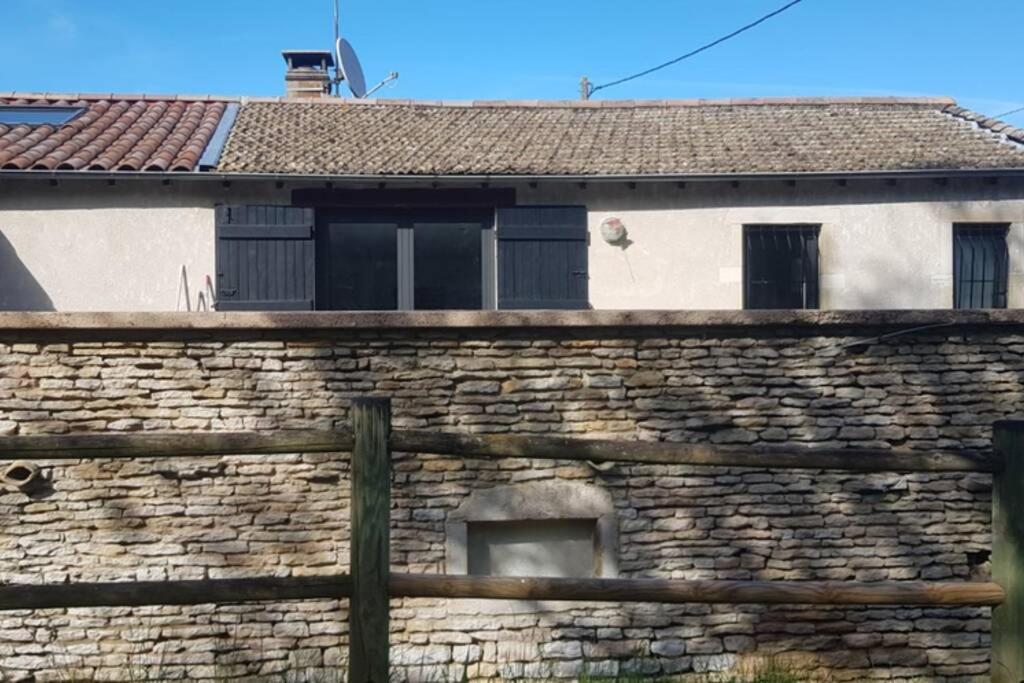 Maisonnette sur la Voie Verte à Berzé la Ville Villa Exterior foto